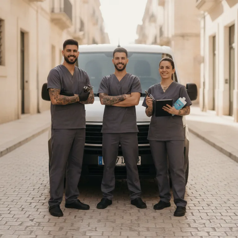 Tatuador equipo en Fuencarral